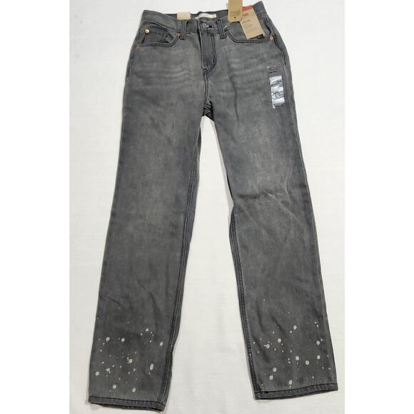 Levi's low pro straight jeans waist 28'' length 41'' bleached - Picture 1 of 11